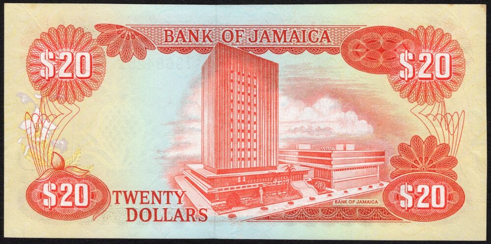 Jamaica - 20 Dollars 1983 - Pick # 68c - XF