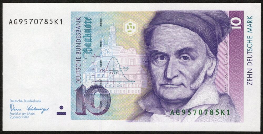 Germany - 10 Deutsche Mark 1989 - Pick # 38a - AU