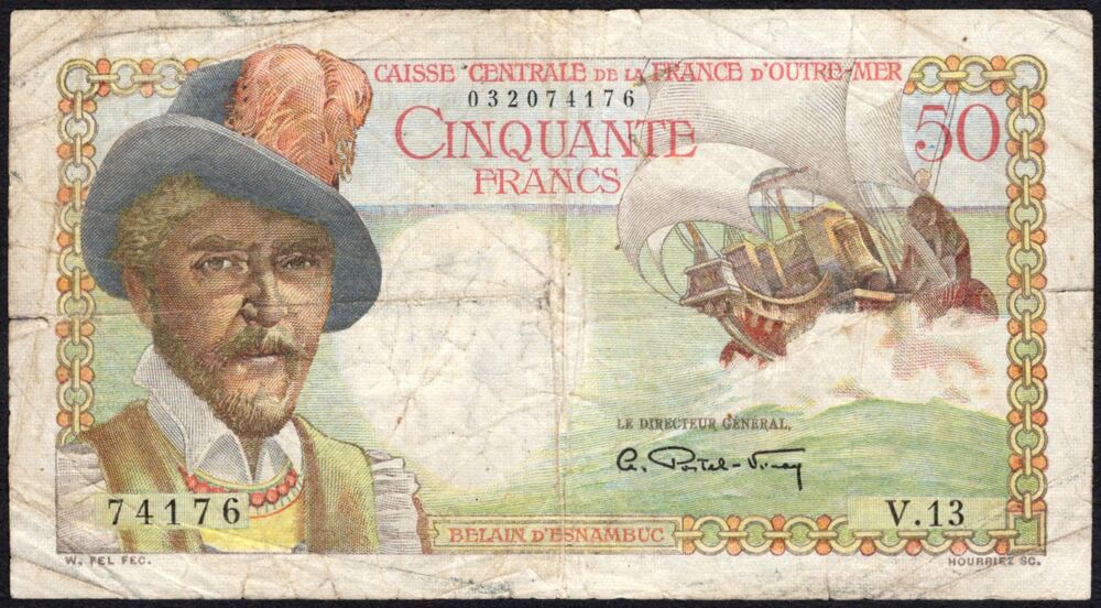 French Equatorial Africa - 50 Francs 1947 - Pick # 23 - Fine