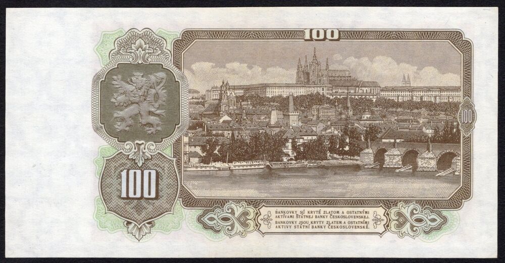 Czechoslovakia - 100 Korun 1953 - Pick # 86b - UNC-