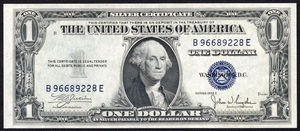 USA - 1 Dollar 1935, Silver Certificate - Pick # 416c - XF