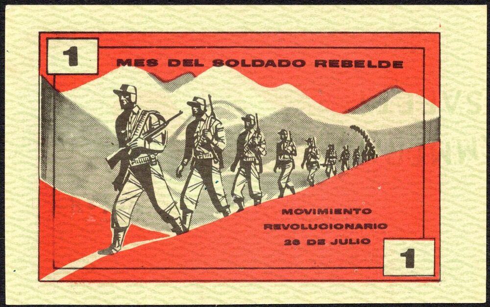 Cuba - 1 Peso - Revolutionary Bon 1958 - Pick # NL - UNC-