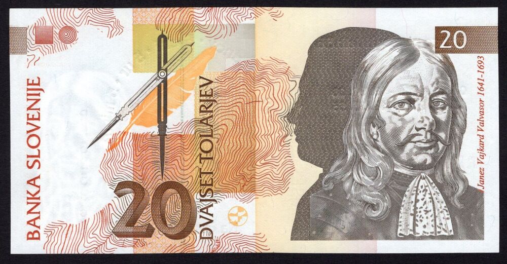 Slovenia - 20 Tolarjev 1992 - Pick # 12 - Private Overprint - UNC