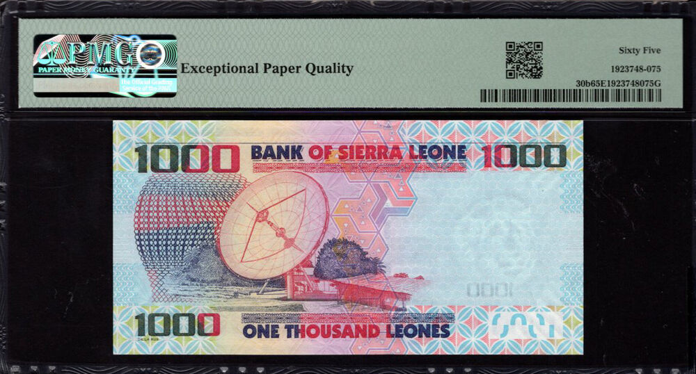 Sierra Leone - 1.000 Leones 2013 - Pick # 30b - PMG 65 EPQ