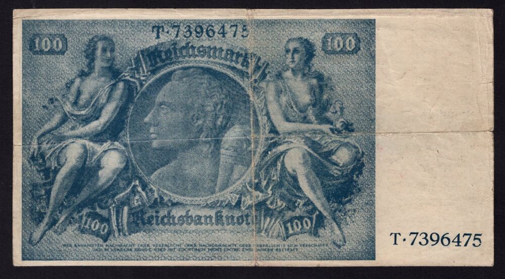Germany - 100 Reichsmark 1945 - Pick # 183 - VF