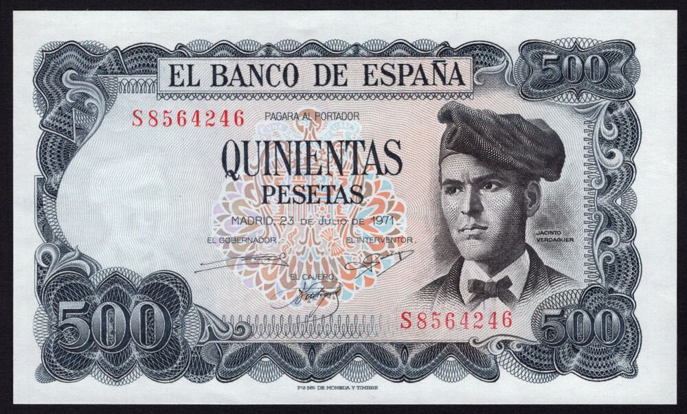 Spain - 500 Pesetas 1971 - Pick # 153 - UNC