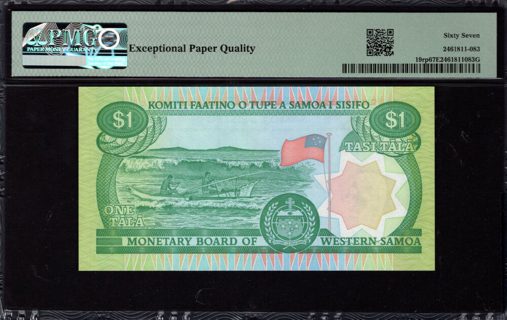 Western Samoa - 1 Tala 2020 - Pick # 19rp - PMG 67 EPQ