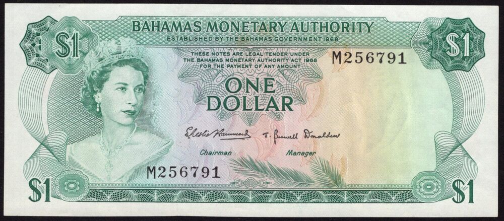 Bahamas - 1 Dollar 1968 - Pick # 27 - AU