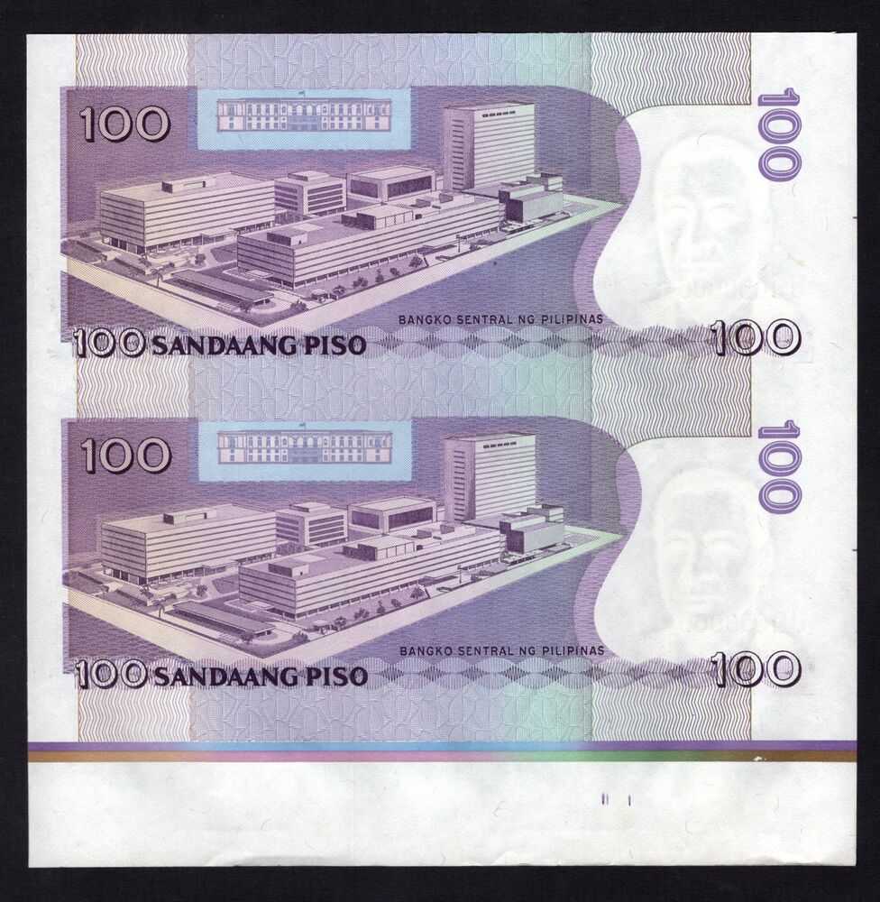 Philippines - 2 x 100 Piso 1987/94 - Pick # 172s - AU/UNC