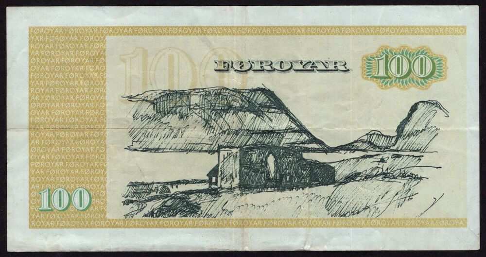 Faeroe Islands - 100 Kronur 1978 - Pick # 21a - VF
