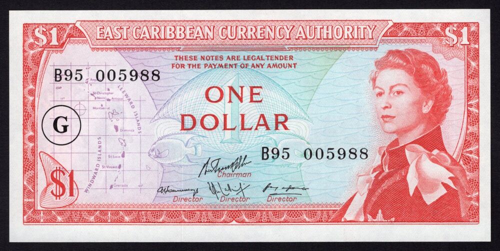 Grenada - 1 Dollar 1965 - Pick # 13j - UNC