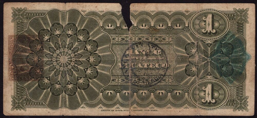 Mexico - 1 Peso 1892 - Pick # S466a - VG