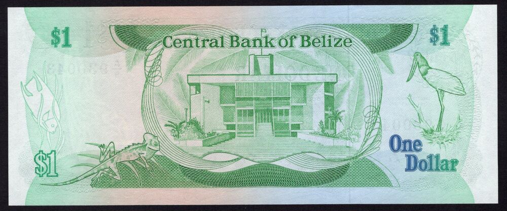 Belize - 1 Dollar 1986 - Pick # 46b - UNC
