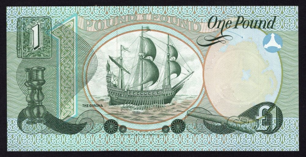 Ireland, Northern - 1 Pound 1979 - Pick # 247b - VF+
