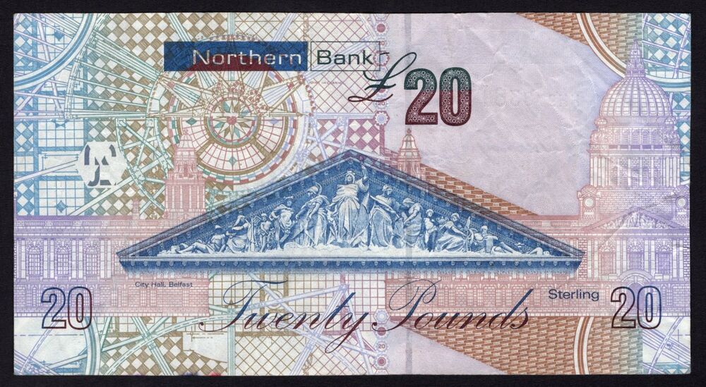 Ireland, Northern - 20 Pounds 2011 - Pick # 211b - F/VF