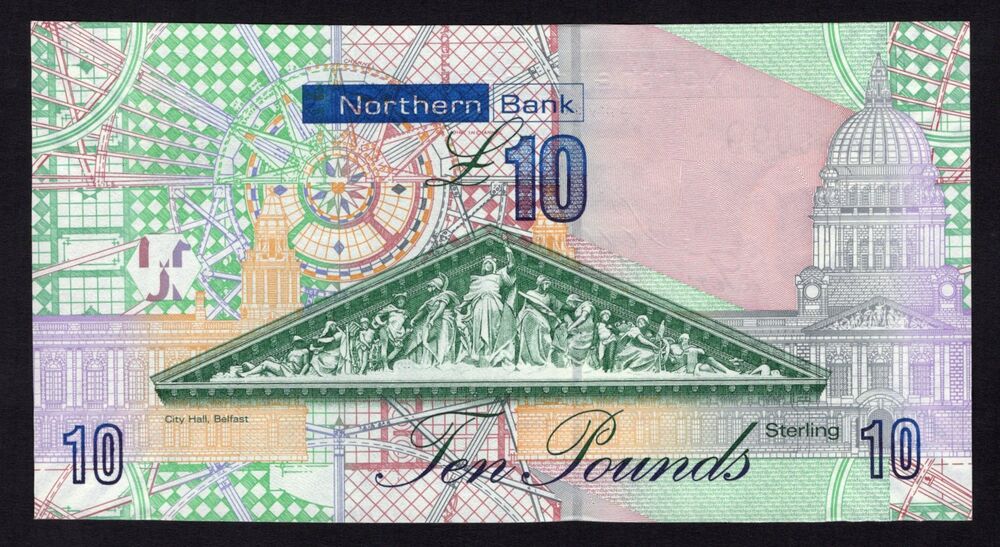 Ireland, Northern - 10 Pounds 2008 - Pick # 210a - UNC