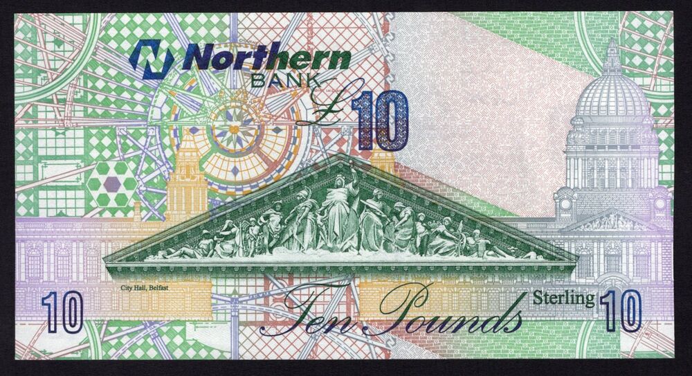 Ireland, Northern - 10 Pounds 2005 - Pick # 206 - UNC