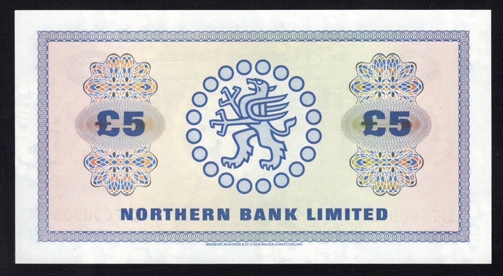 Ireland, Northern - 5 Pounds 1982 - Pick # 188d - UNC