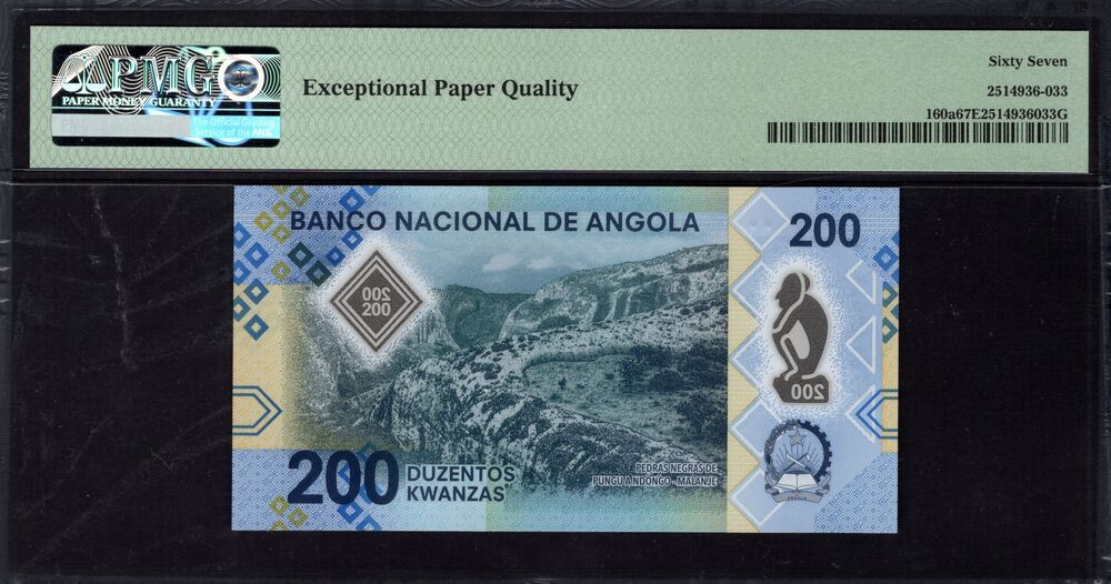 Angola - 200 Kwanzas 2020 - Pick # 160a - PMG 67 EPQ