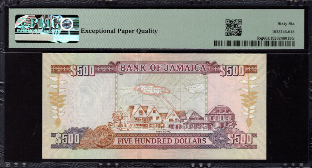 Jamaica - 500 Dollars 2009 - Pick # 85g - PMG 66 EPQ