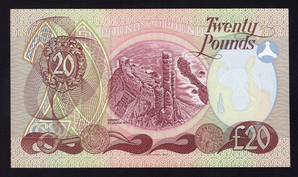 Ireland, Northern  - 20 Pounds 1990 - Pick # 8a - UNC