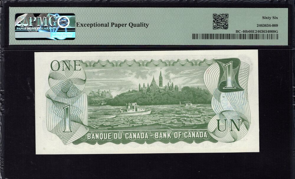 Canada - 1 Dollar 1973 - Pick # 46b - PMG 66 EPQ