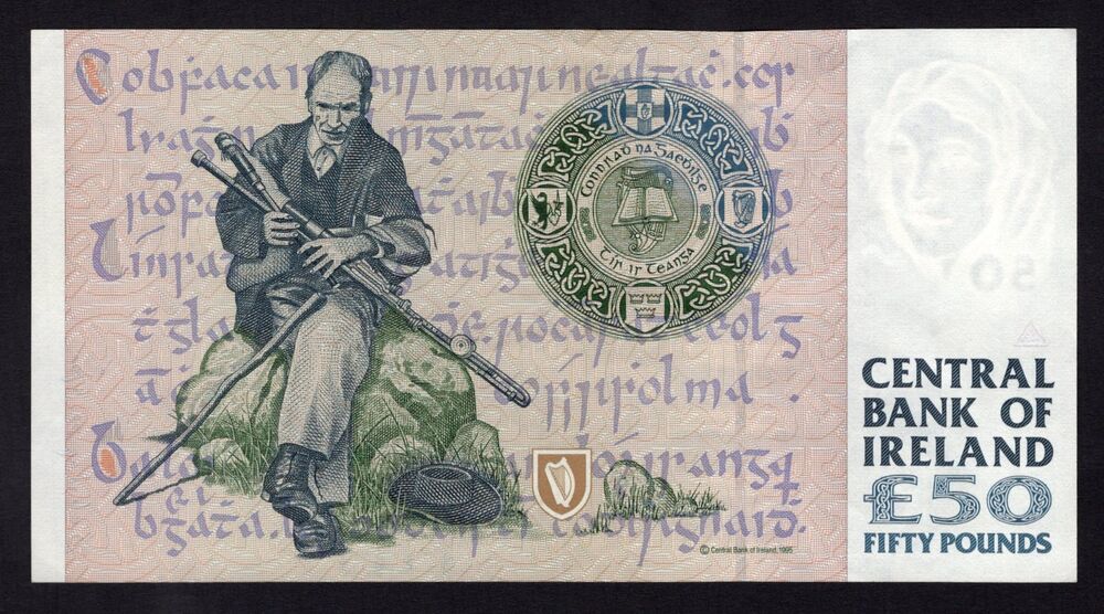 Ireland - 50 Pounds 1999 - Pick # 78a - VF+