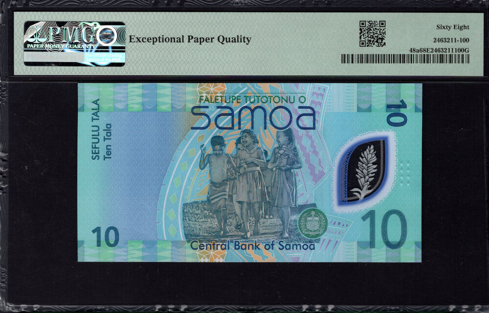 Samoa - 10 Tala 2007 - Pick # 48a - PMG 68 EPQ
