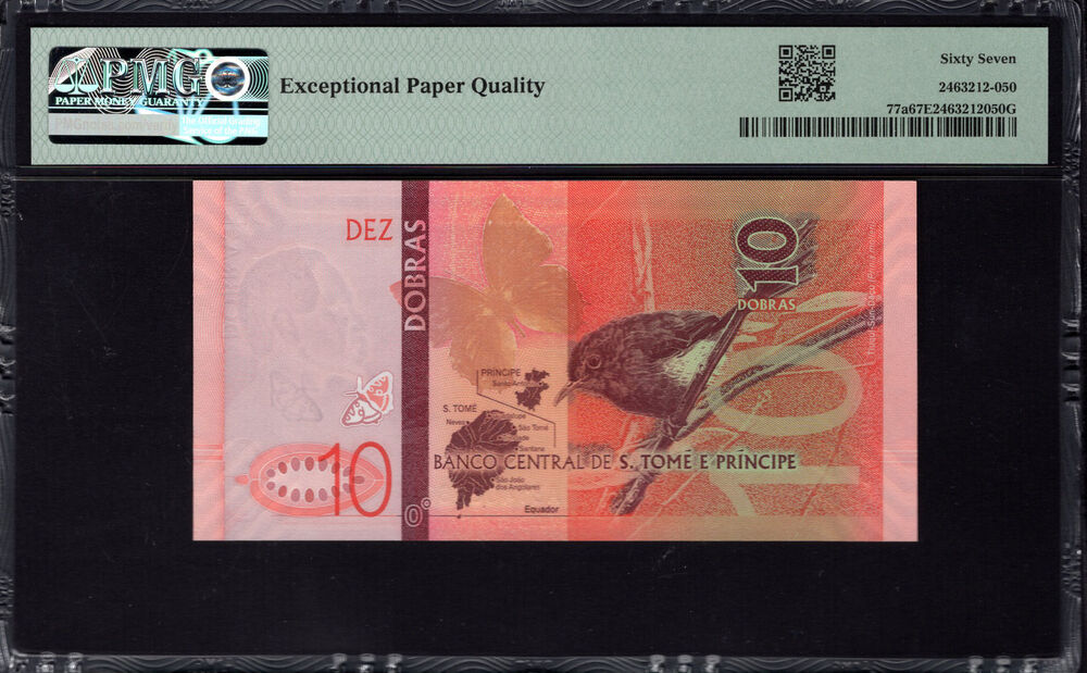 Sao Tome and Principe - 10 Dobras 2020 - Pick # 77a - PMG 67 EPQ