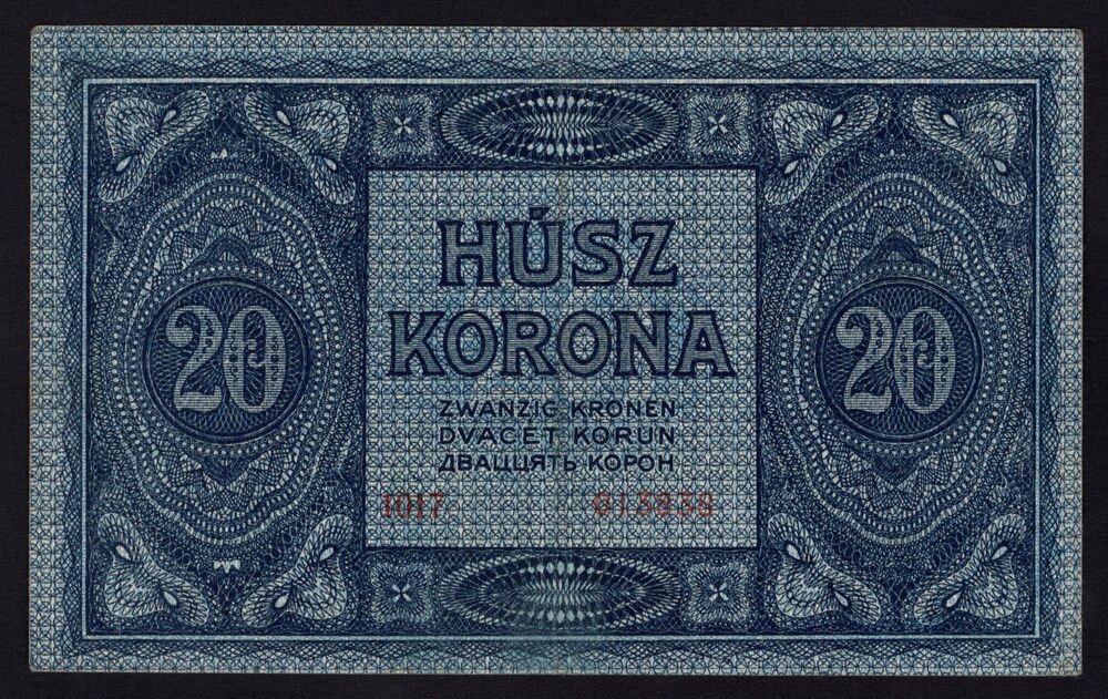 Hungary - 20 Korona 15.7.1919 - Pick # 38 - aXF