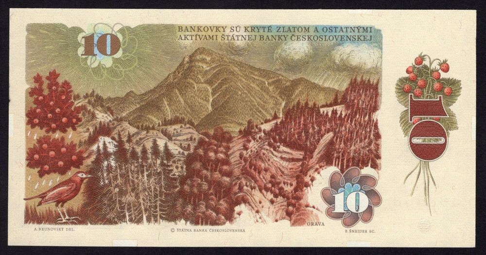 Czechoslovakia - 10 Korun 1986 - Pick # 94c - UNC