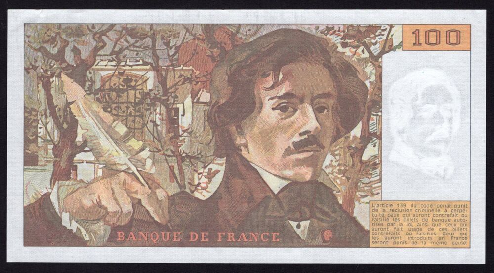 France - 100 Francs 1984 - Pick # 154b - AU