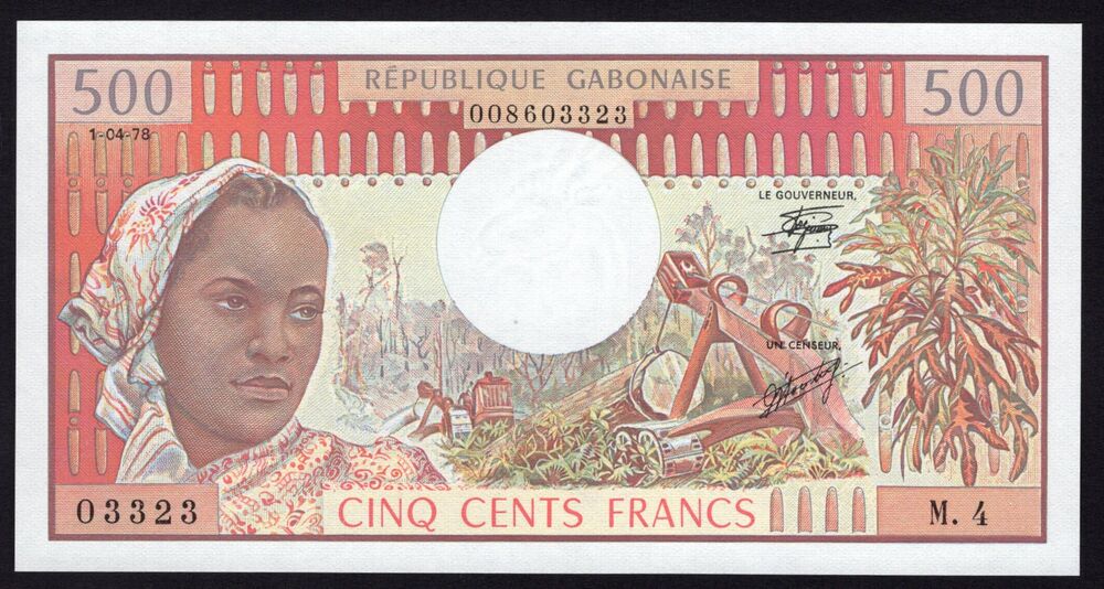 Gabon - 500 Francs 1978 - Pick # 2b - UNC