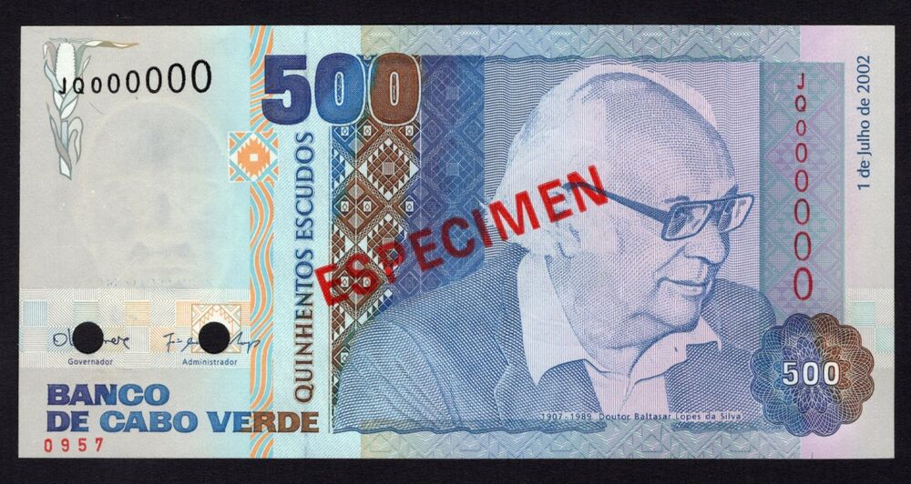 Cape Verde - 500 Escudos 2002 - Specimen - Pick # 64b - UNC