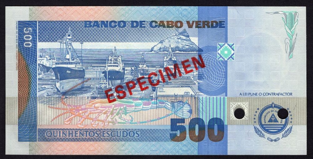 Cape Verde - 500 Escudos 2002 - Specimen - Pick # 64b - UNC