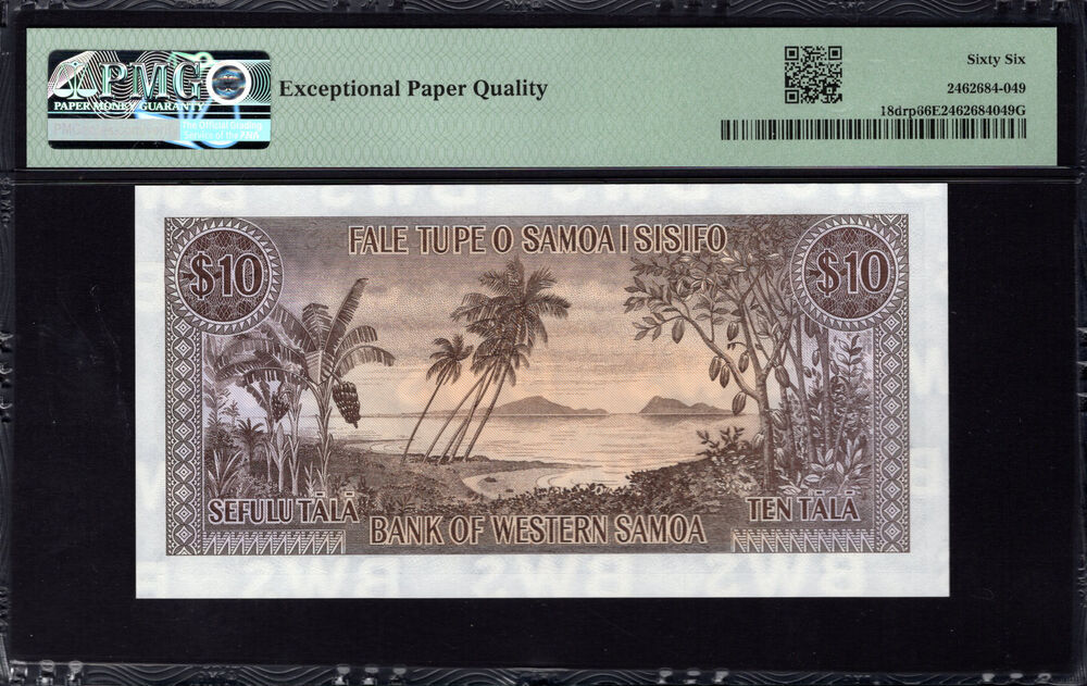Western Samoa - 10 Tala 2020 - Pick # 18drp - PMG 66 EPQ