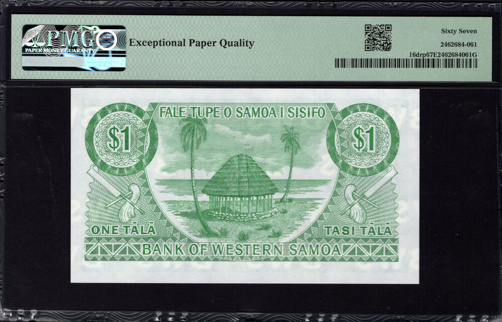 Western Samoa - 1 Tala 2020 - Pick # 16drp - PMG 67 EPQ