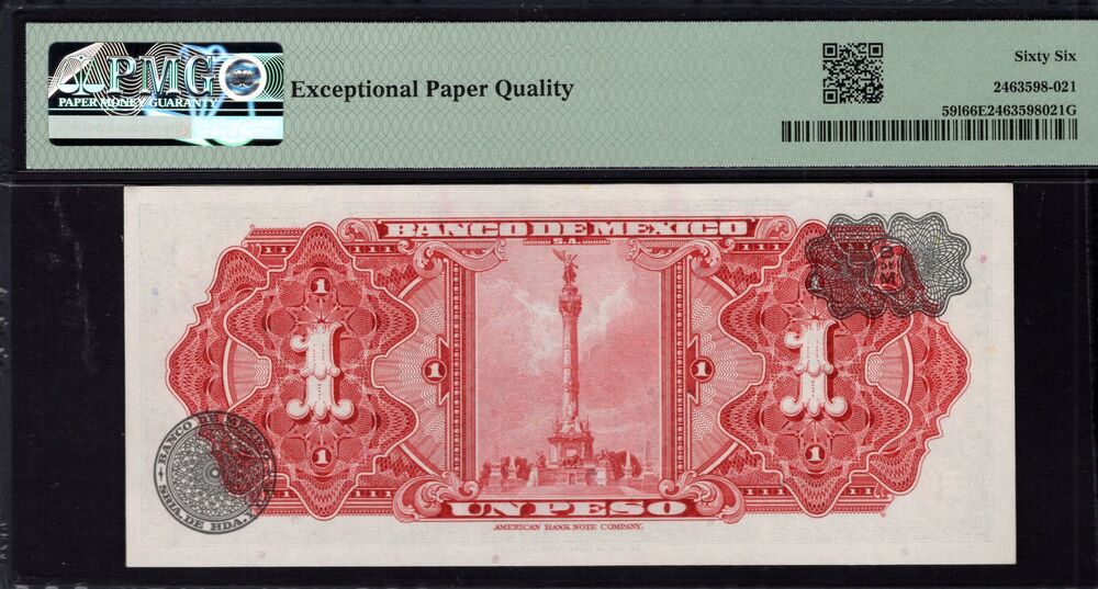 Mexico - 1 Peso 1970 - Pick # 591 - PMG 66 EPQ