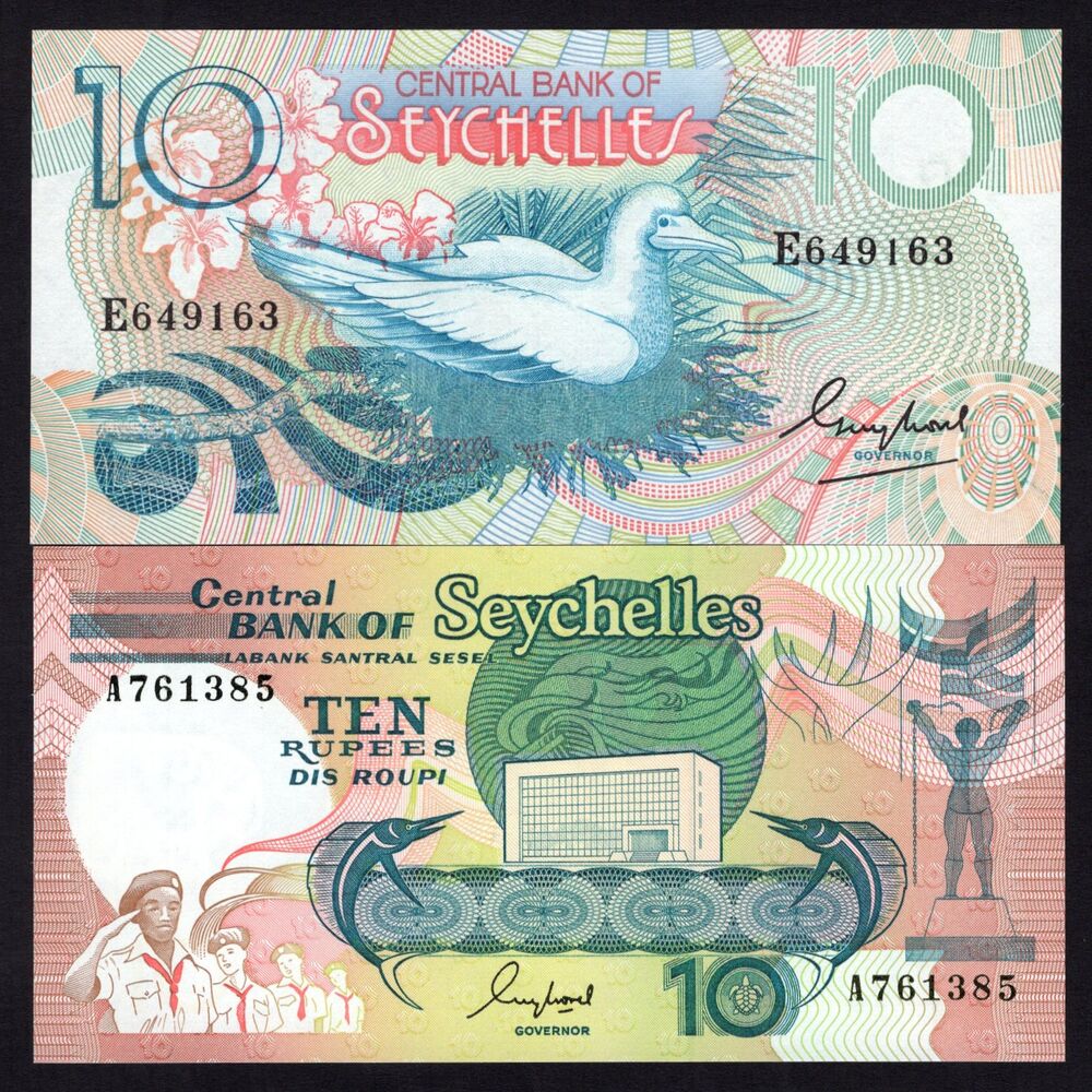 Seychelles - Lot of 2 notes - UNC