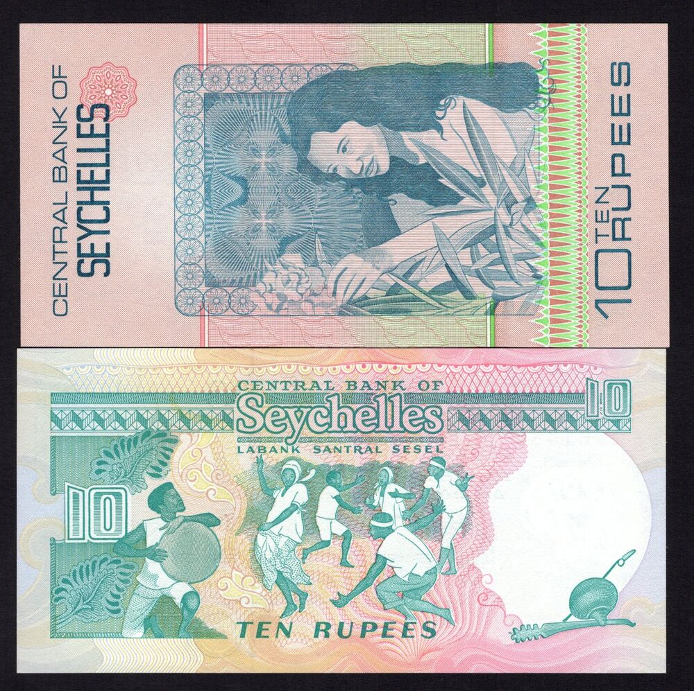 Seychelles - Lot of 2 notes - UNC