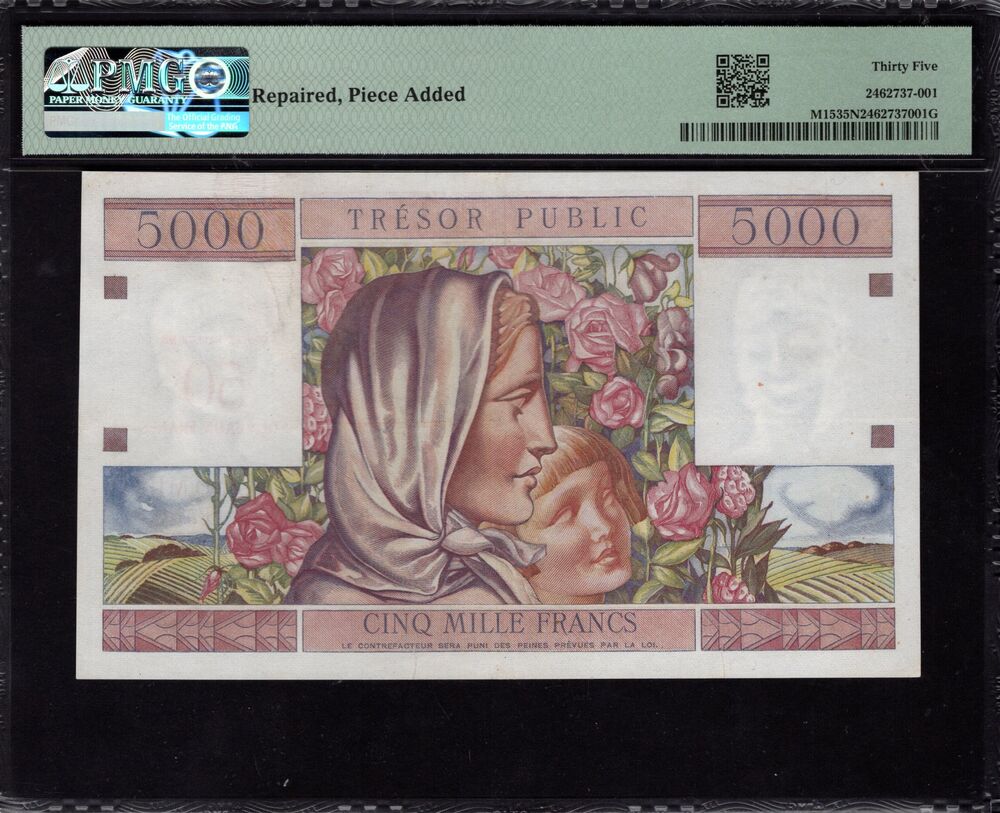 France - 50 Nouveaux Francs 1960 - Pick # M15 - PMG 35 NET