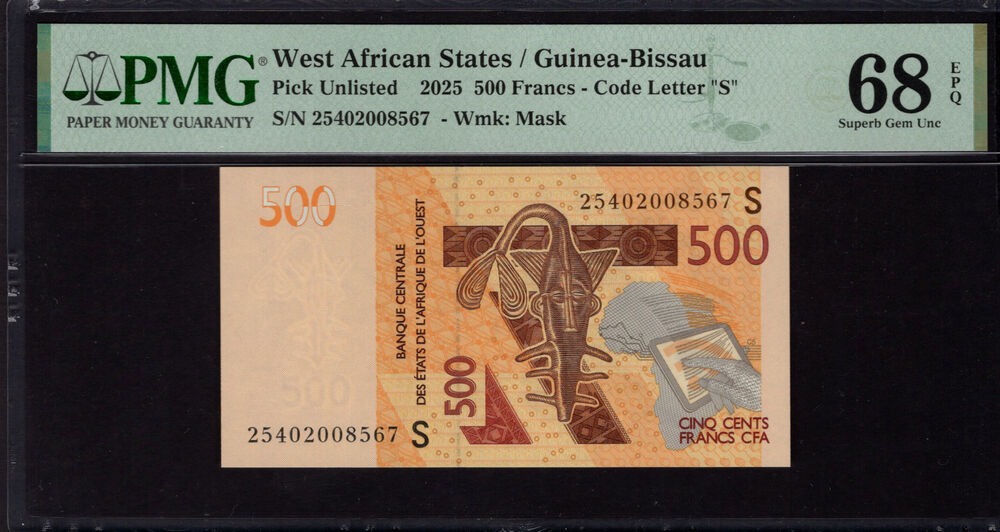 Guinea-Bissau - 500 Francs 2012 - Pick # Unlisted - PMG 68 EPQ