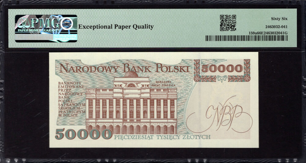 Poland - 50.000 Zlotych 1993 - Pick # 159a - PMG 66 EPQ
