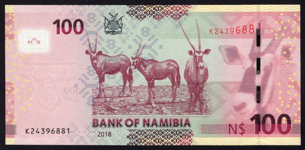 Namibia - 100 Dollars 2018 - Pick # 14 - UNC