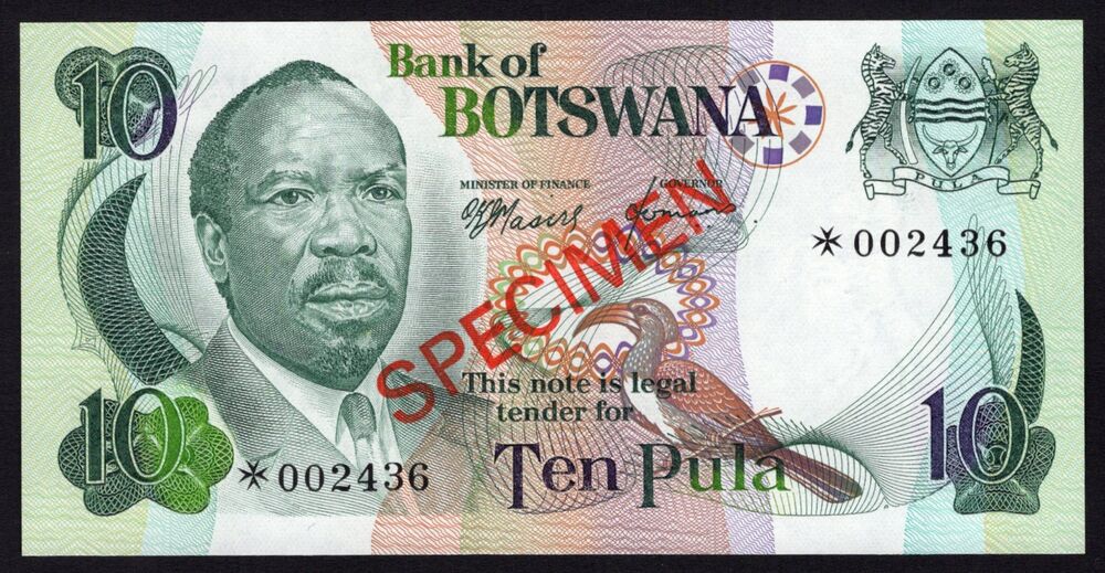 Botswana - 10 Pula 1976 - Pick # 4a/CS - Specimen - UNC