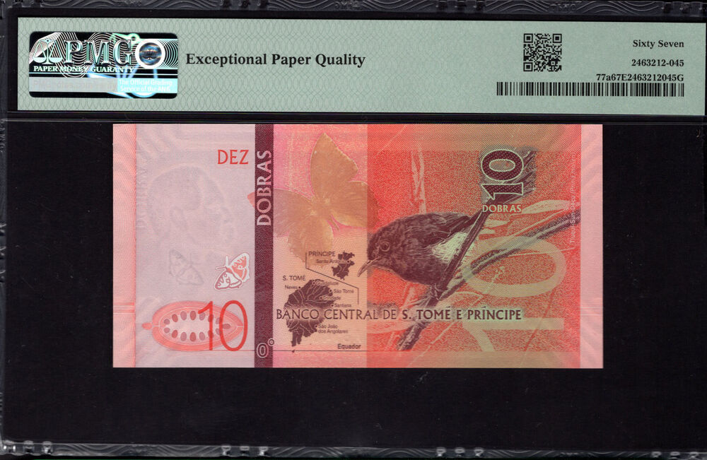 Sao Tome and Principe - 10 Dobras 2020 - Pick # 77a - PMG 67 EPQ