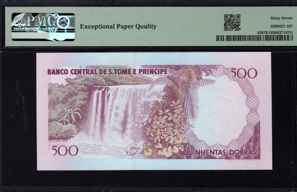 Sao Tome and Principe - 500 Dobras 1993 - Pick # 63 - PMG 67 EPQ