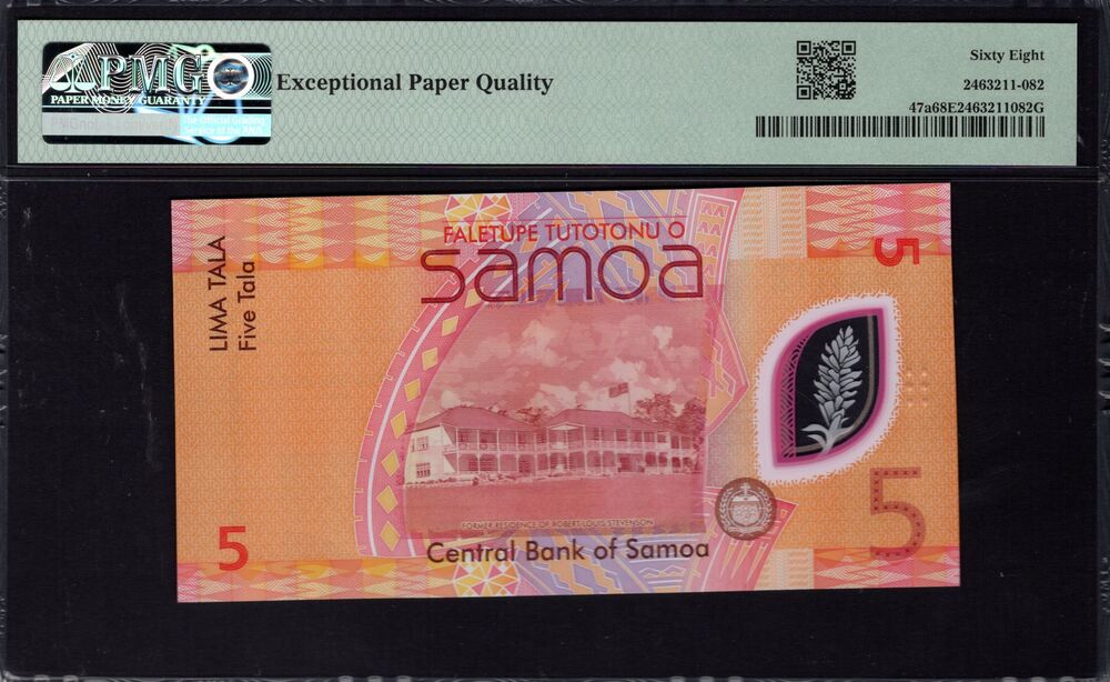 Samoa - 5 Tala 2023 - Pick # 47a - PMG 68 EPQ