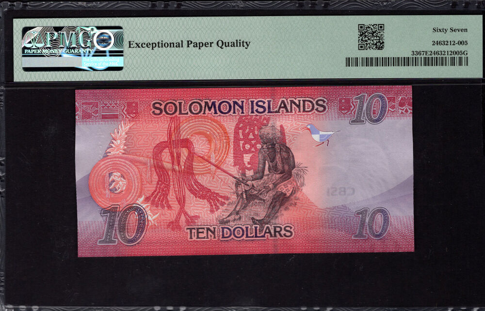 Solomon Islands - 10 Dollars 2017 - Pick # 33 - PMG 67 EPQ