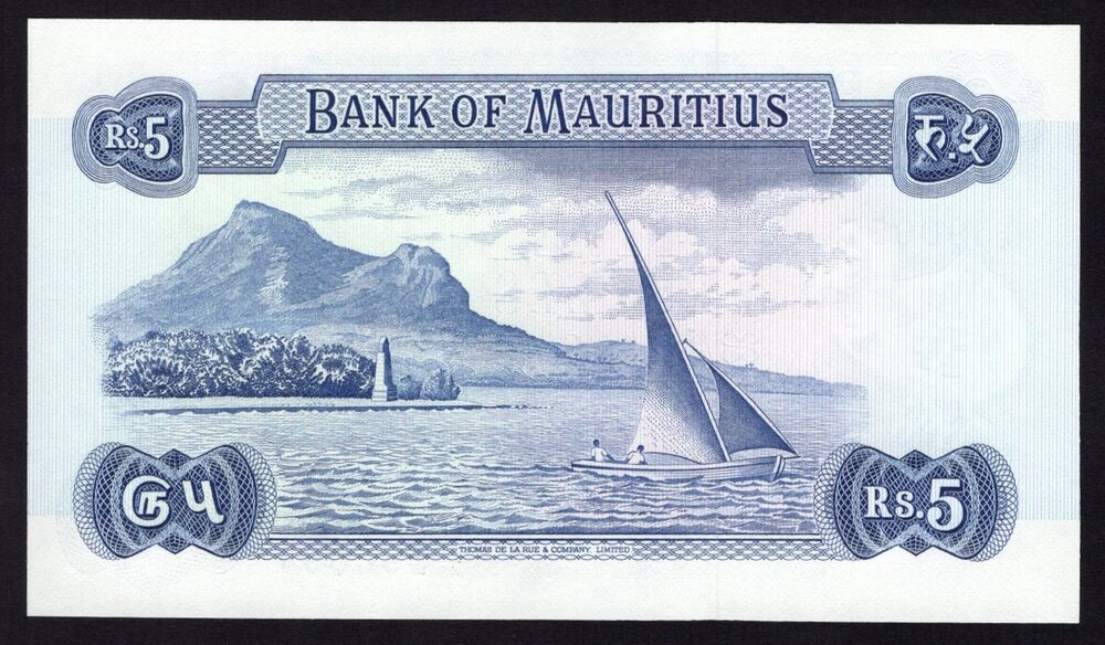 Mauritius - 5 Rupees 1967 - Pick # 30c - UNC